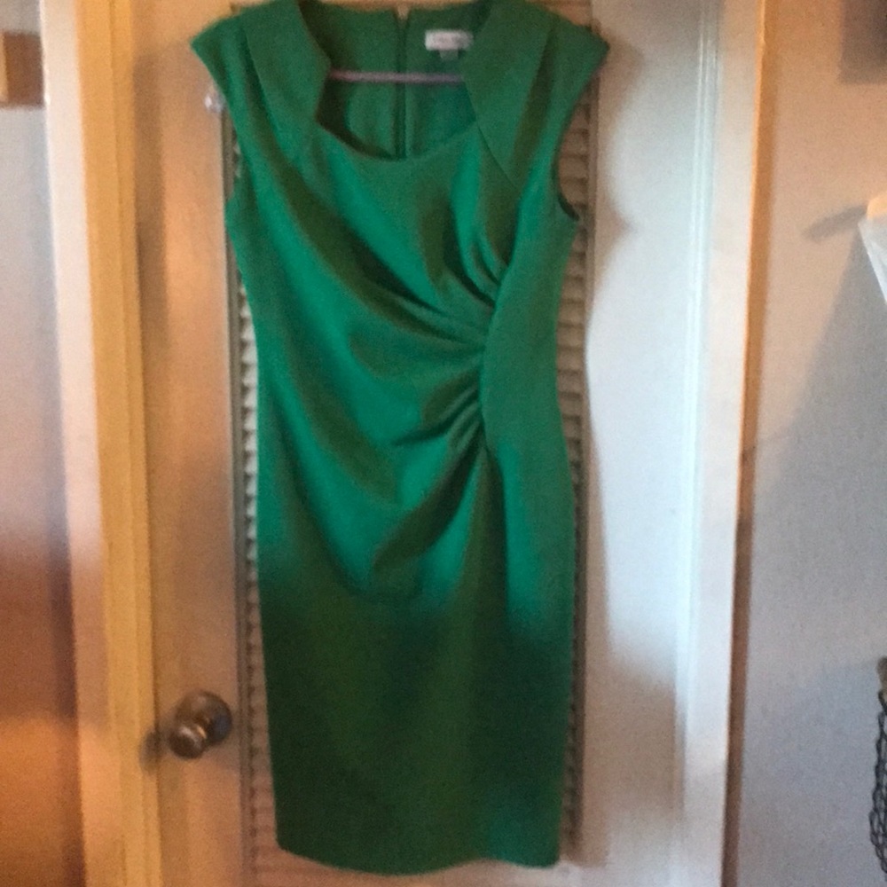 Green Calvin Klein dress